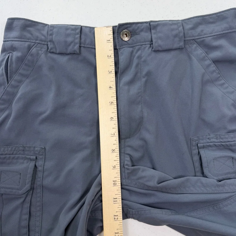 Duluth Trading Co Mens Cargo Shorts Gray Nylon Tactical Hiking Outdoor Size M 9